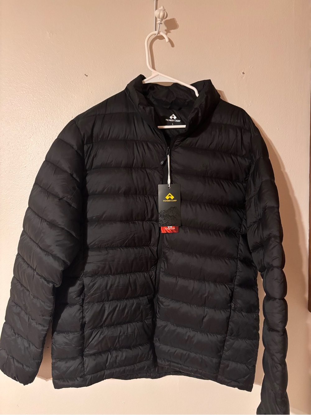 PIONEER Men’s Black Quilted Packable Puffer Jacket
